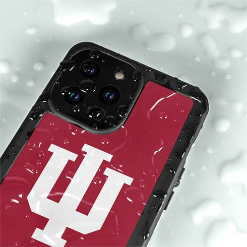 Indiana University IU Logo iPhone 15 Pro Waterproof Case